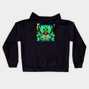 the night of the orc monsters the nazgul and balrog ecopop art Kids Hoodie